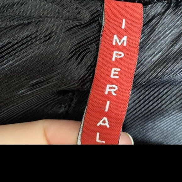 Imperial black teddy faux fur coat size M - Picture 3 of 5